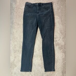 Gap True Skinny Sky High Black Jeans Womens 34/18T